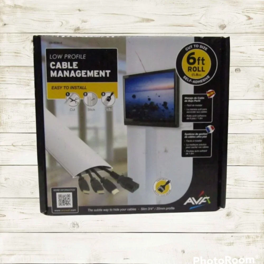 AVF Cable management 6 ft New Open Box avf